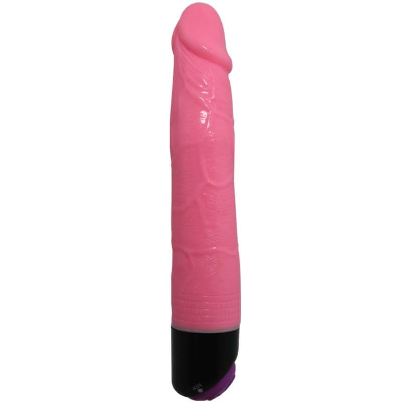 BAILE - COLORFUL SEX REALISTIC VIBRATOR PINK 23 CM 4