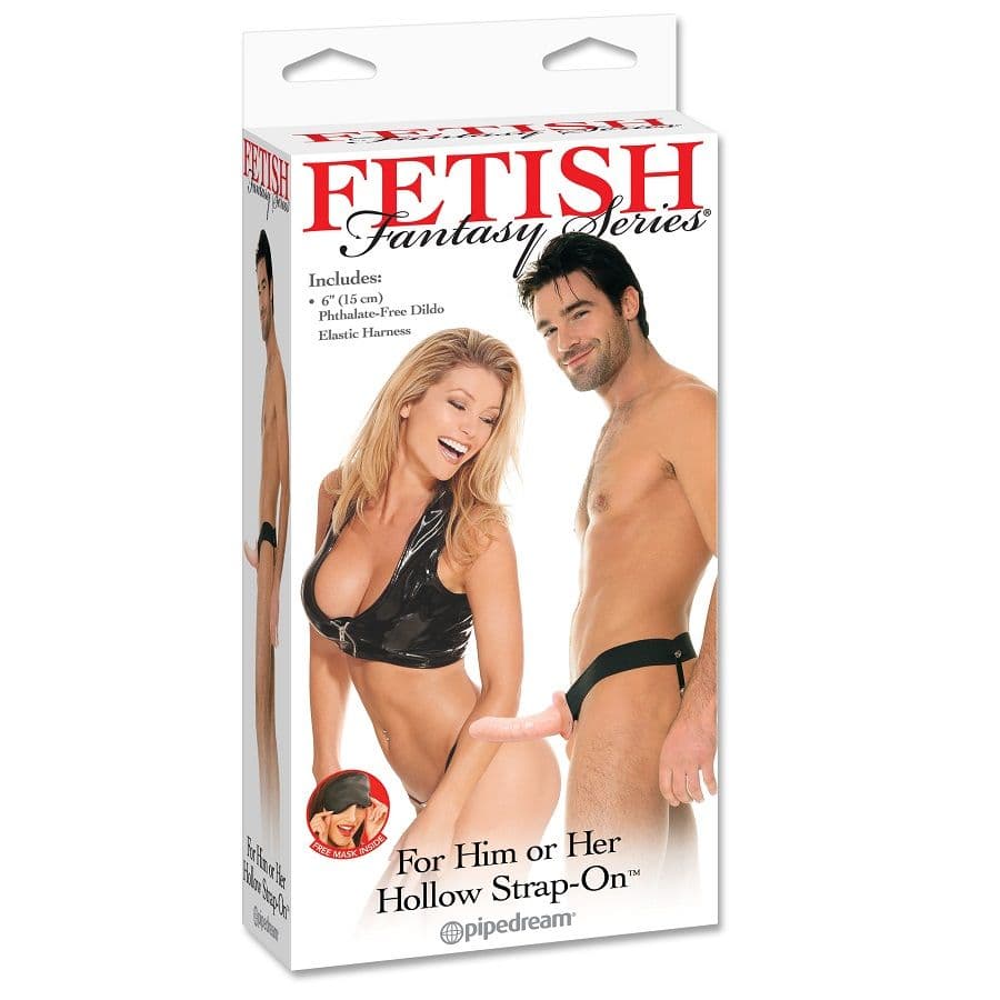 FETISH FANTASY SERIES - FLESH ADJUSTABLE HOLLOW HARNESS 15 CM 4