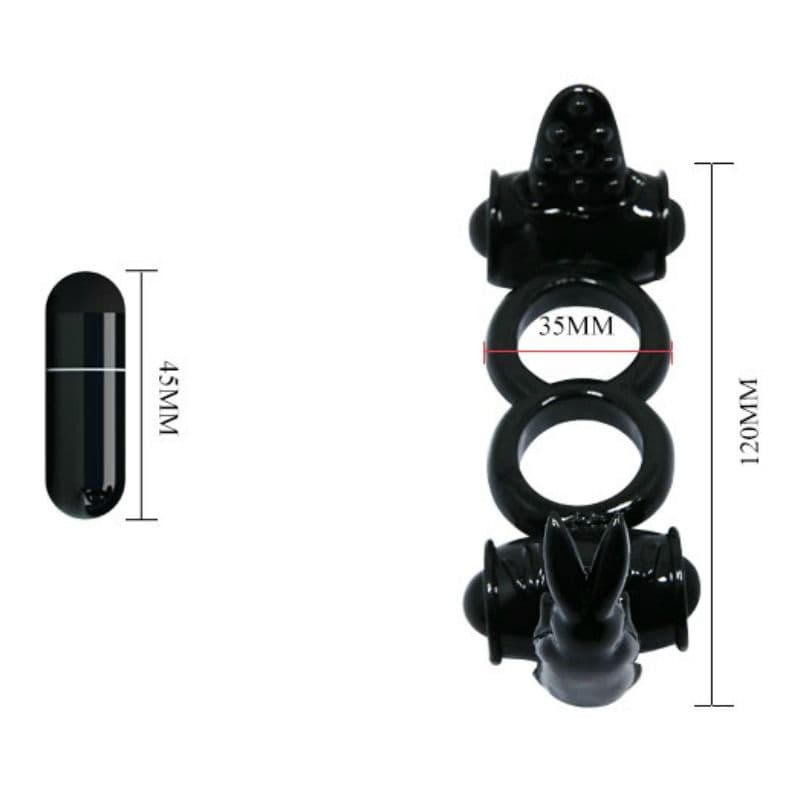 BAILE - SWEET RING DOUBLE RING WITH DOUBLE RABBIT 3