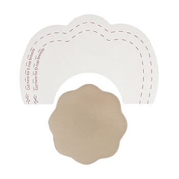 BYE-BRA - BREASTS ENHANCER + NIPPLE COVERS SILK CUP D/F 5