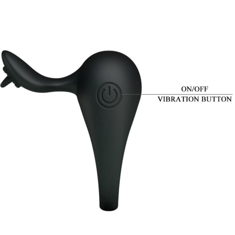 PRETTY LOVE - VIBRATING RING WITH TONGUE 3