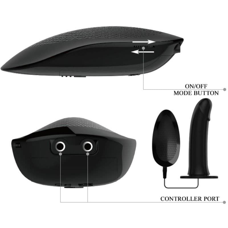 PRETTY LOVE - MARVIN STRAP ON WITH VIBRATION AND HOLLOW DILDO 3