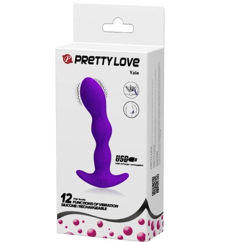 PRETTY LOVE - ANAL MASSAGER 12 LILAC VIBRATION MODES 3