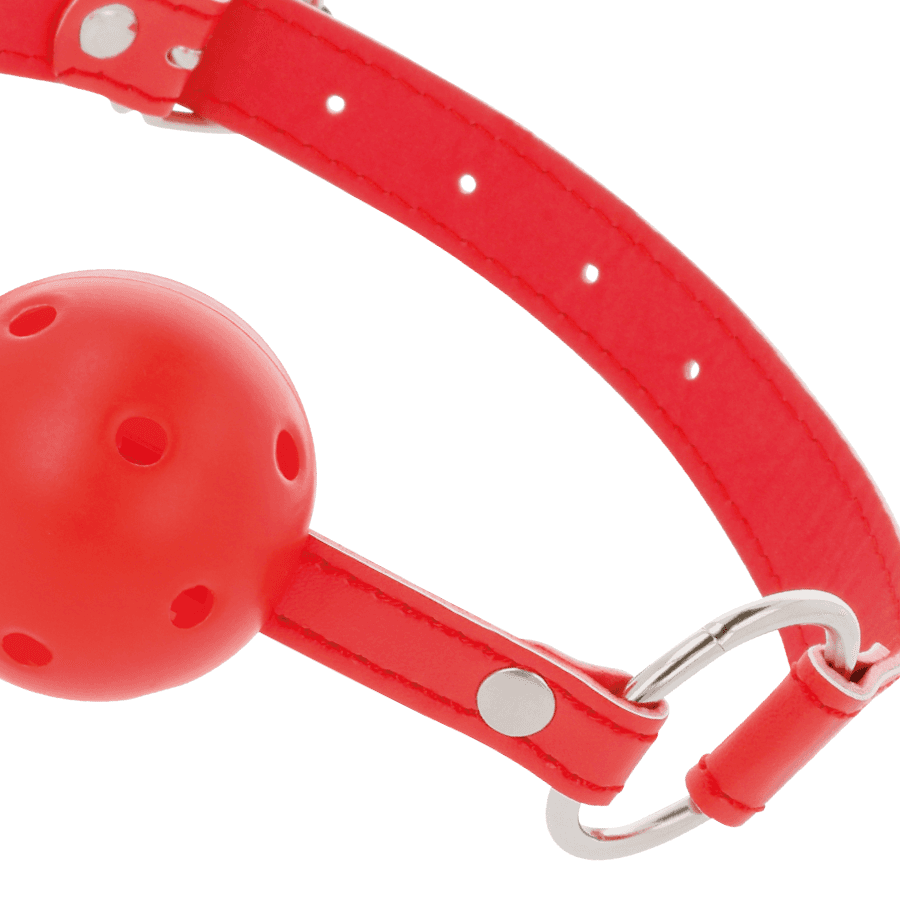 DARKNESS - RED BREATHABLE GAG 5