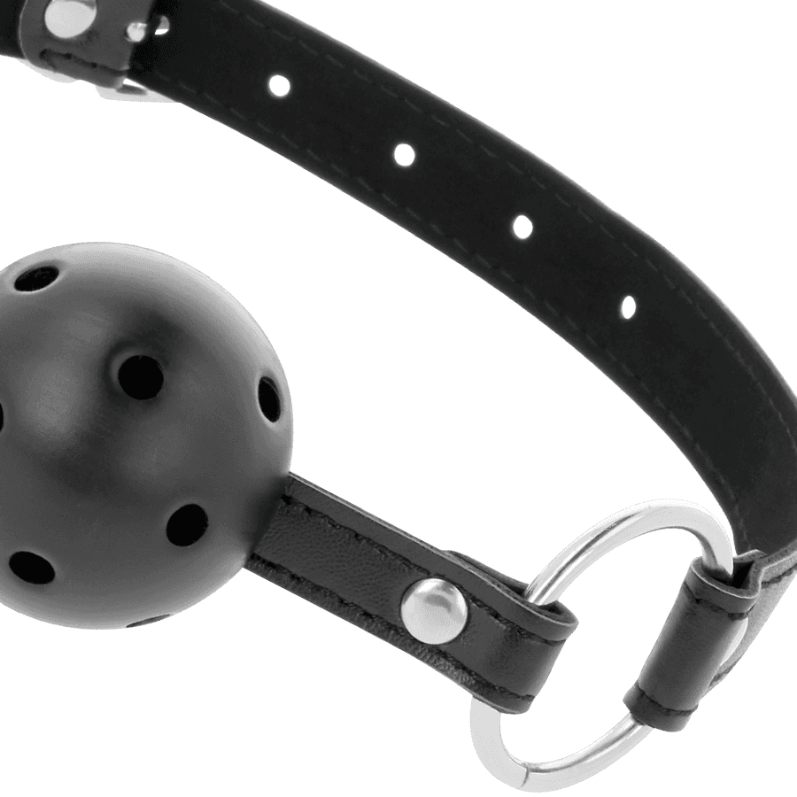 DARKNESS - BLACK BREATHABLE GAG 5