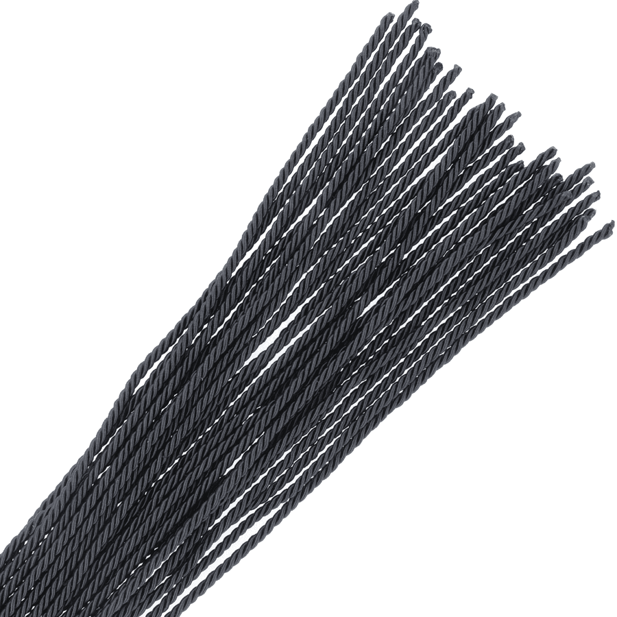 DARKNESS - BLACK BONDAGE WHIP 50CM 4