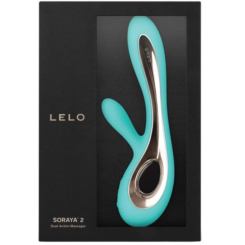 LELO - SORAYA 2 RABBIT AQUA GREEN VIBRATOR 3