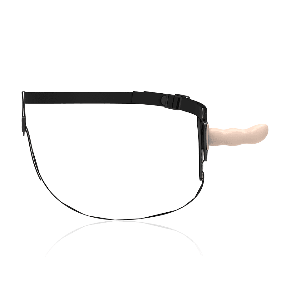 FETISH SUBMISSIVE HARNESS - FLESH SILICONE G-SPOT 12.5 CM 4