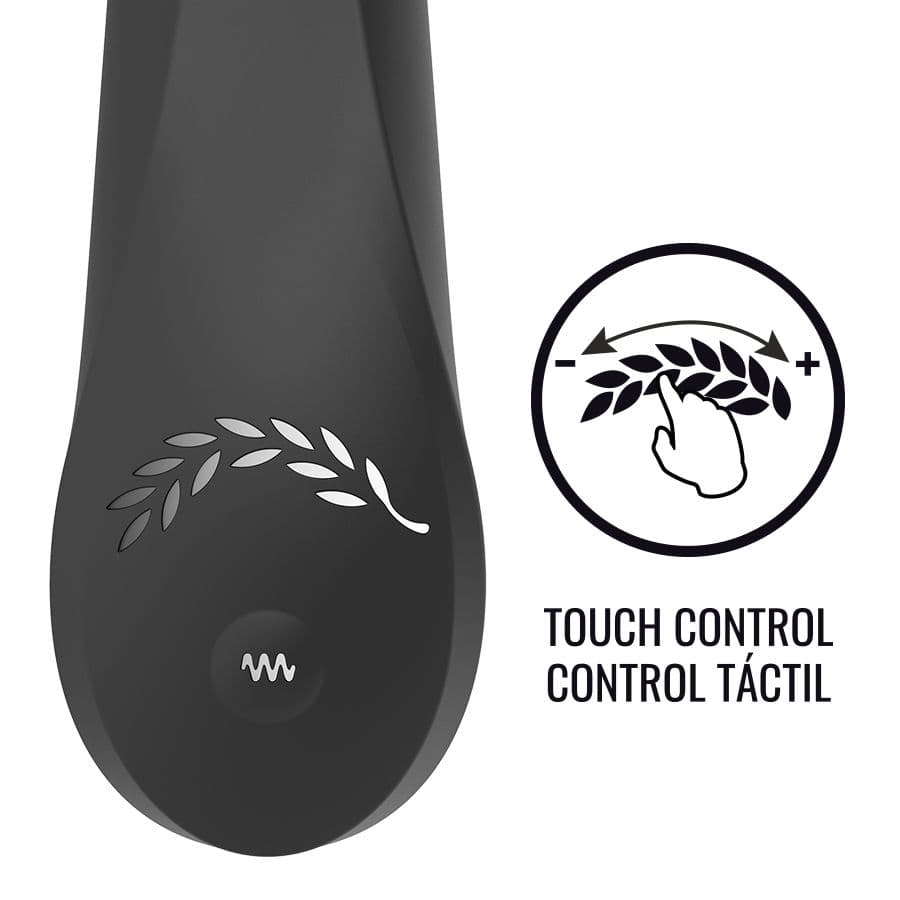BLACK&SILVER - KEAN VIBRATOR TOUCH CONTROL 2