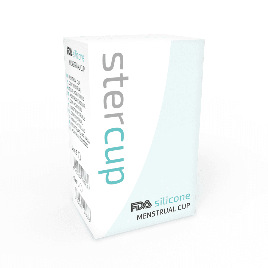STERCUP - FDA SILICONE MENSTRUAL CUP PINK - SIZE L 4