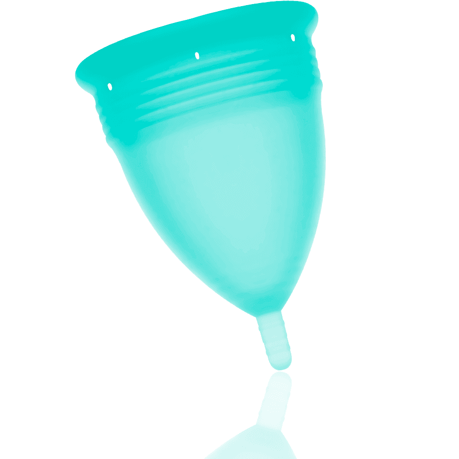 STERCUP - FDA SILICONE MENSTRUAL CUP AQUAMARINE - SIZE L 3