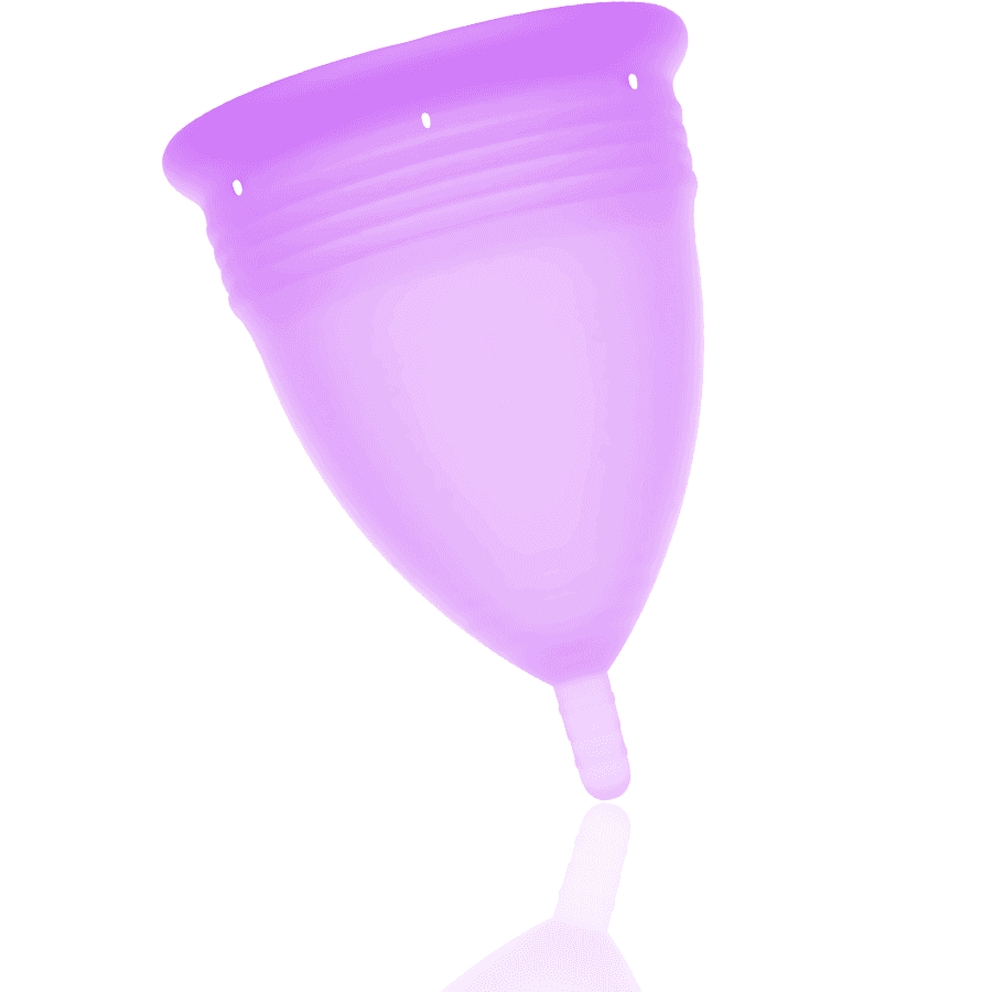 STERCUP - FDA SILICONE MENSTRUAL CUP VIOLET - SIZE S 3