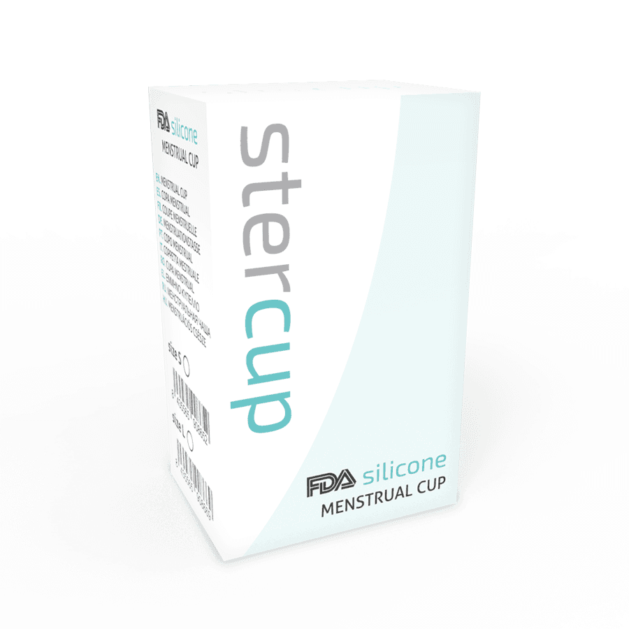 STERCUP - FDA SILICONE MENSTRUAL CUP VIOLET - SIZE S 4