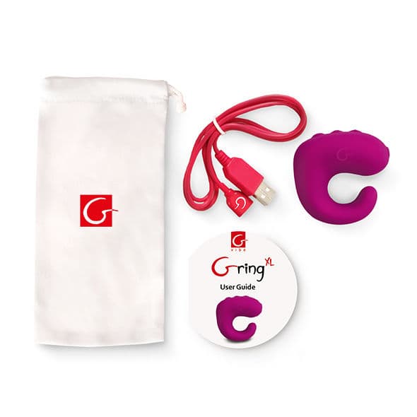 G-VIBE - FUN TOYS GRING VIBRATOR RING XL SWEET RASPBERRY 2