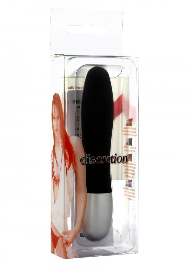 SEVEN CREATIONS - DISCRETION BLACK VIBRATOR 2