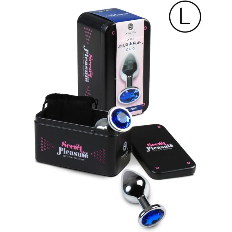 SECRETPLAY - ANAL PLUG SIZE L BLUE 2