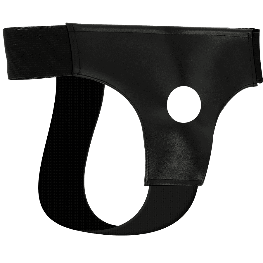 DARKNESS - HARNESS WITH HOLE ONE SIZE 2
