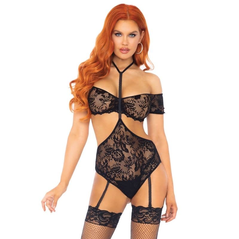 LEG AVENUE - SET DOS PIEZAS TOP & TEDDY M/L 3