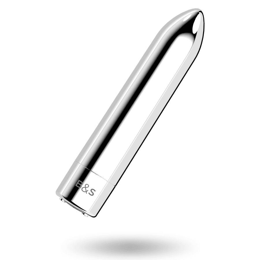 BLACK&SILVER - KAILAN 2 SILVER VIBRATING MAGNETIC BULLET 2