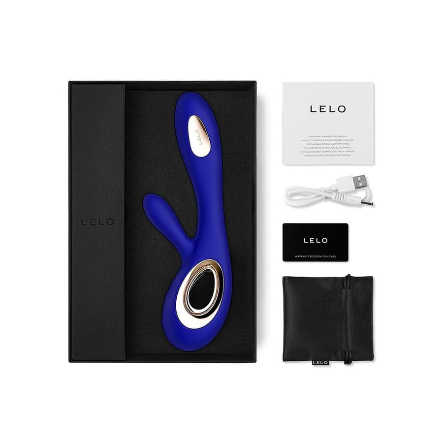 LELO - SORAYA WAVE VIBRATOR RABBIT MIDNIGHT BLUE 3