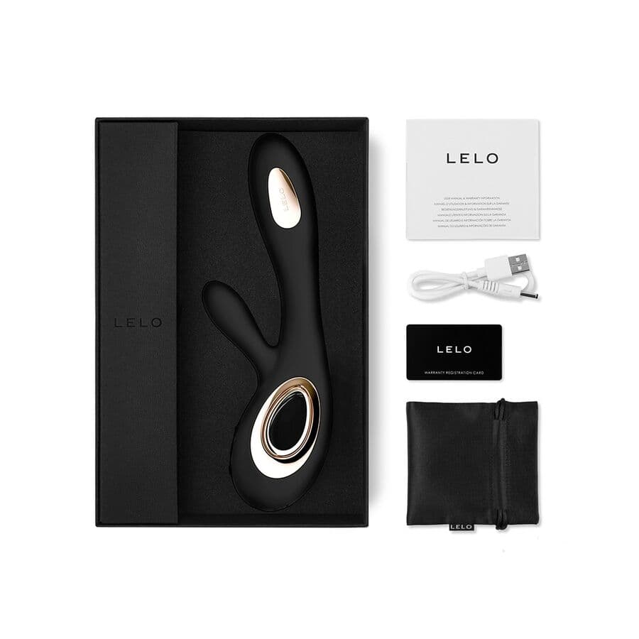 LELO - SORAYA WAVE VIBRATOR RABBIT BLACK 4