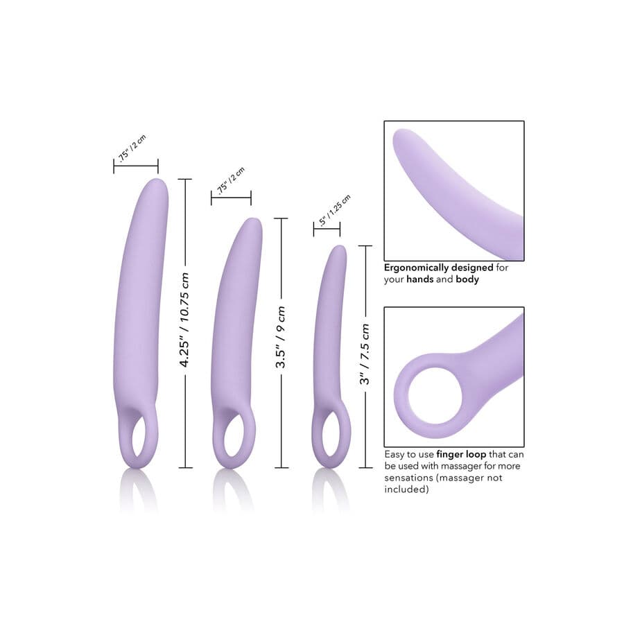 CALEXOTICS - DR LAURA BERMAN ALENA SET OF 3 SILICONE DILATORS 5