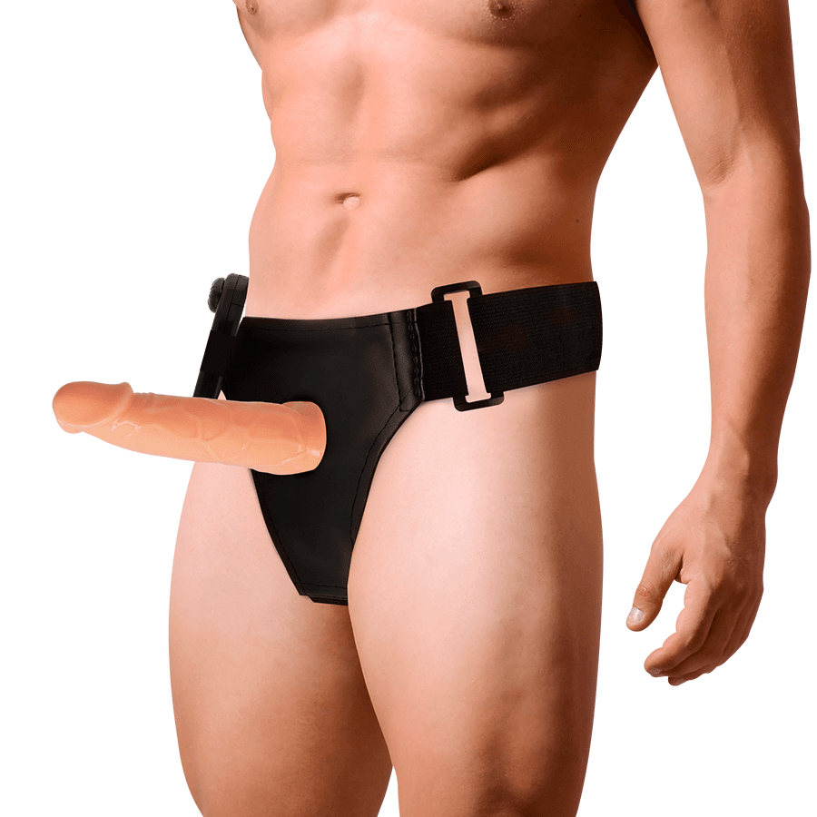 HARNESS ATTRACTION - WILLIAN HOLLOW RNES WITH VIBRATOR 17 CM -O- 4.5 CM 2