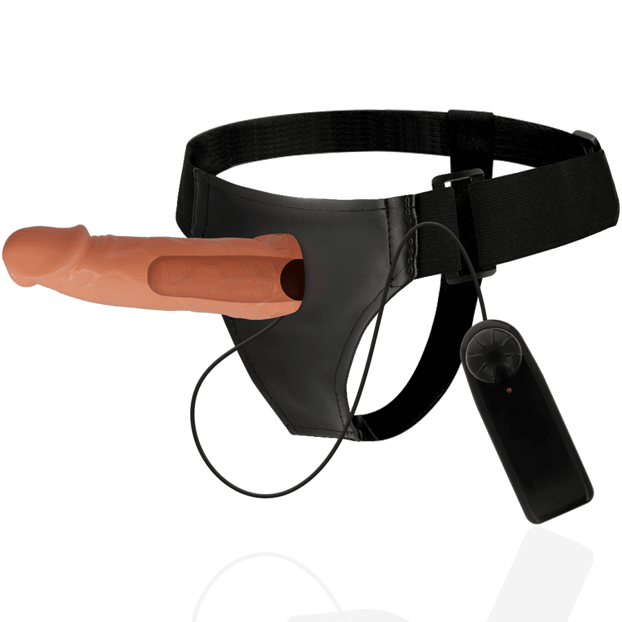 HARNESS ATTRACTION - WILLIAN HOLLOW RNES WITH VIBRATOR 17 CM -O- 4.5 CM 3