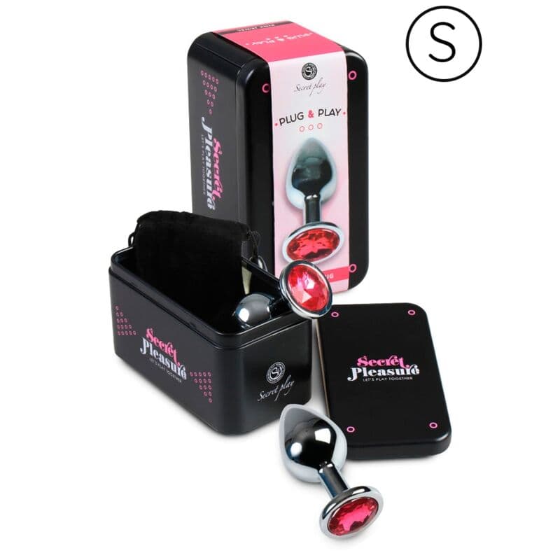 SECRETPLAY - PLUG ANAL ALUMINUM FUCHSIA 7 CM 2