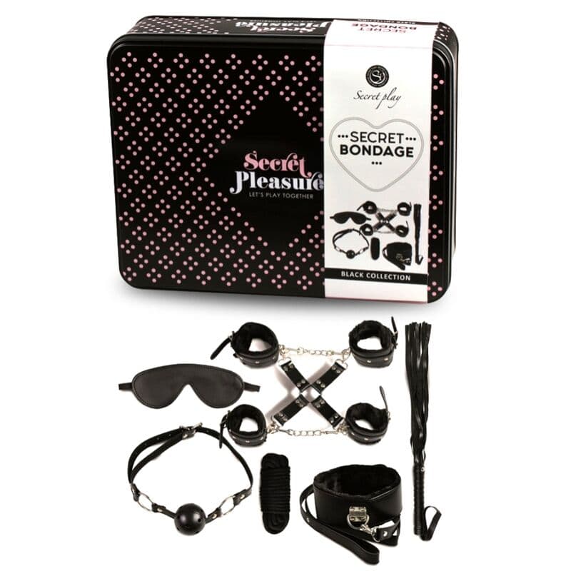 SECRETPLAY - BDSM SET 8 PCS BLACK 2