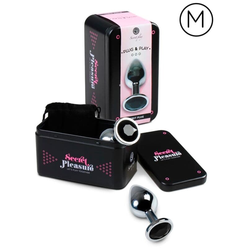 SECRETPLAY - ANAL PLUG BLACK M 2