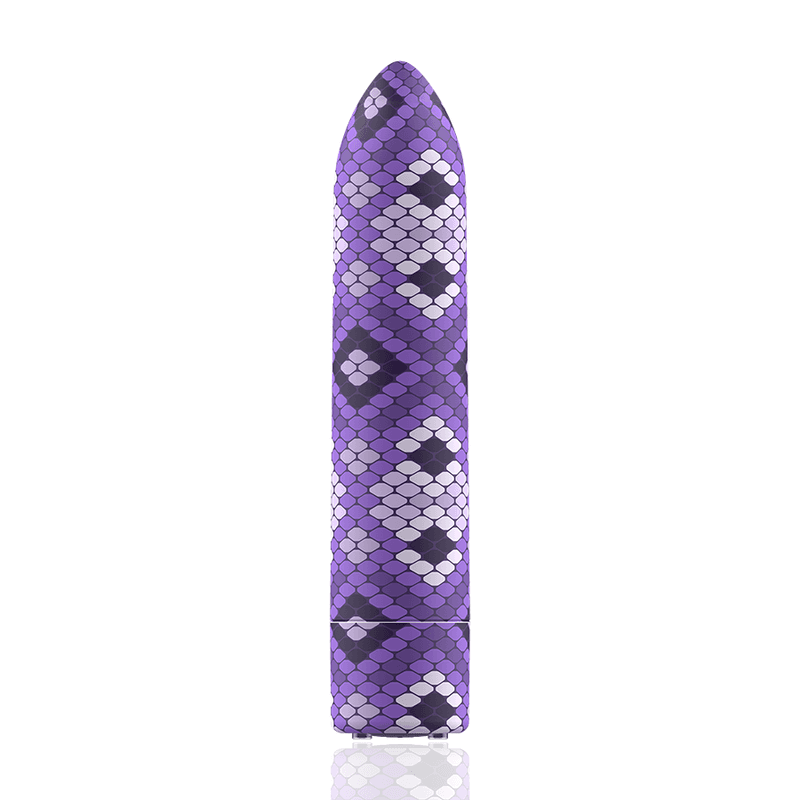 CUSTOM BULLETS - RECHARGEABLE SNAKE PURPLE MAGNETIC BULLET 10 INTENSITIES 2