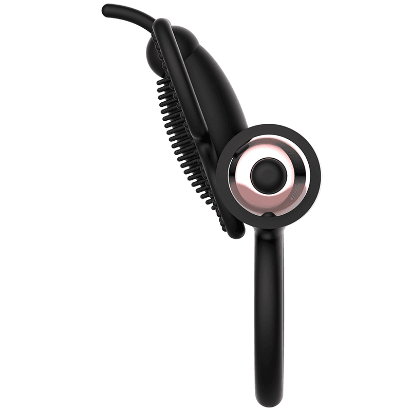 COQUETTE CHIC DESIRE - COCK RING BUTTERFLY WITH VIBRATOR BLACK/ GOLD 2