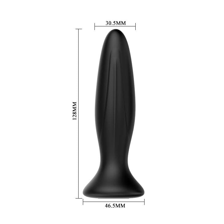 MR PLAY - RECHARGEABLE BLACK VIBRATOR ANAL PLUG 4