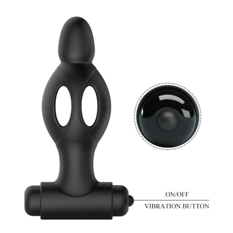 MR PLAY - SILICONE ANAL PLUG WITH VIBRATION 4