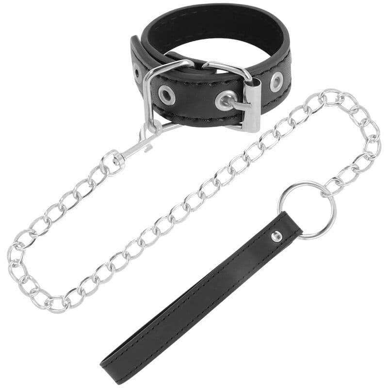DARKNESS - PENIS RING WITH STRAP 2