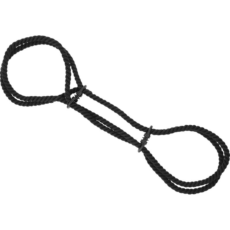 DARKNESS - 100% COTTON ROPE HANDCUFFS OR ANKLE HANDCUFFS 2