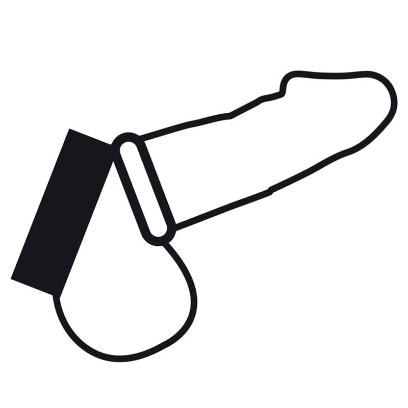 DARKNESS - METAL RING FOR THE PENIS AND TESTICLES 4