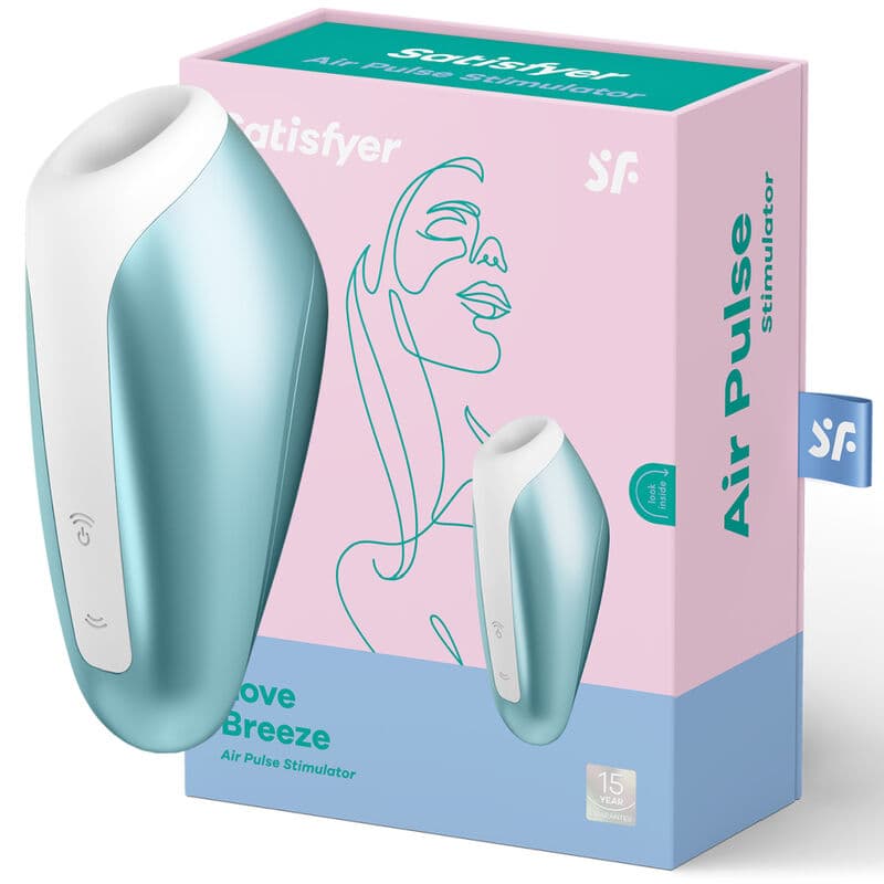 SATISFYER - LOVE BREEZE SUCTIONER ICE BLUE 2