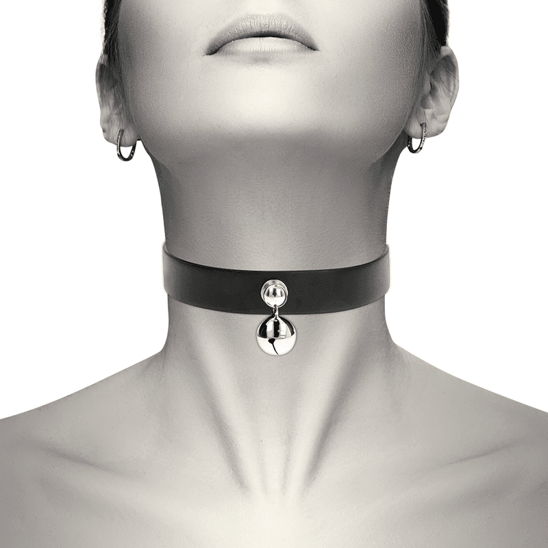 COQUETTE CHIC DESIRE - VEGAN LEATHER NECKLACE WOMAN RATTLE ACCESSORY 2