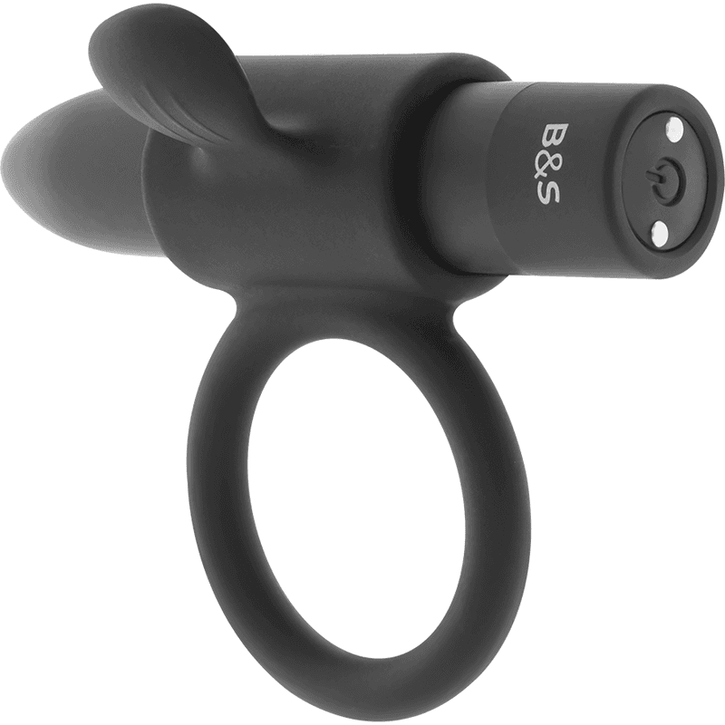 BLACK&SILVER - CAMERON BLACK RECHARGEABLE RING 2