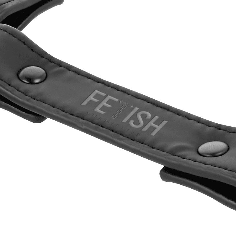 FETISH SUBMISSIVE - VEGAN LEATHER HANDCUFF UNION 5