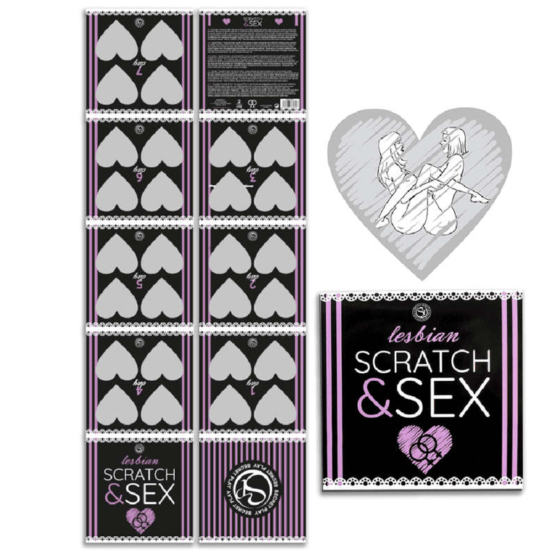 SECRETPLAY - SCRATCH & SEX GAME FOR COUPLES LESBIAN POSITIONS (ES/EN/FR/PT/DE) 2