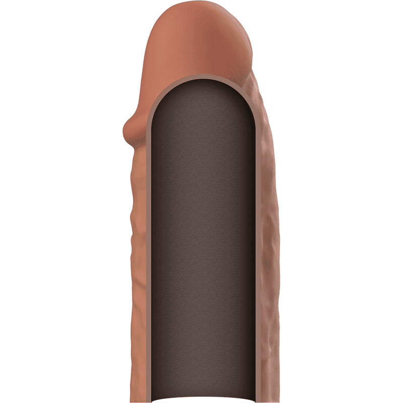 VIRILXL - LIQUID SILICONE V3 BROWN PENIS EXTENSION 5