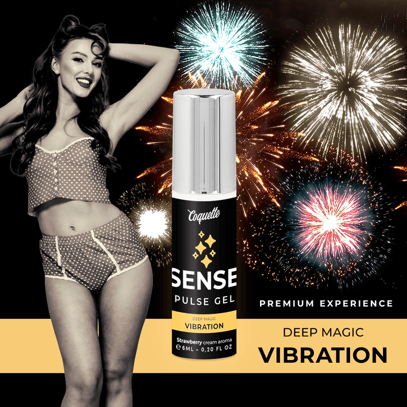 COQUETTE CHIC DESIRE - PULSE GEL STRAWBERRY MAGIC VIBRATION PREMIUM 6ML 4