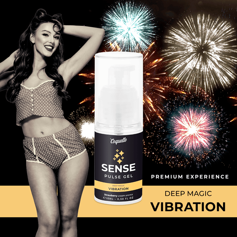 COQUETTE CHIC DESIRE - PULSE GEL STRAWBERRY MAGIC VIBRATION PREMIUM 15ML 4
